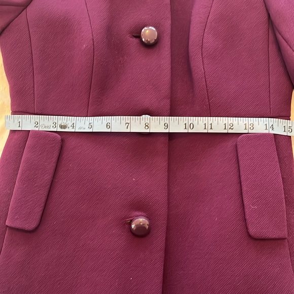 J. Crew Plum Coat with Thinsulate Size 2P - Picture 11 of 13